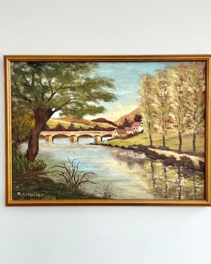 Vintage French Oil Painting1